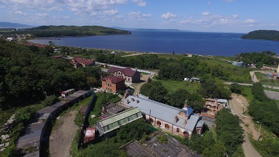 Серафимовский мужской монастырь на острове Русский.