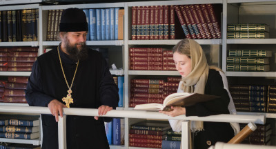 В библиотеке Московской духовной академии