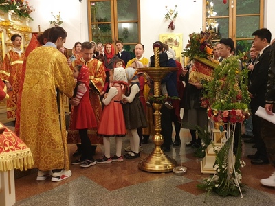Празднование Пасхи в Пекинской духовной миссии Празднование Пасхи в Пекинской духовной миссии