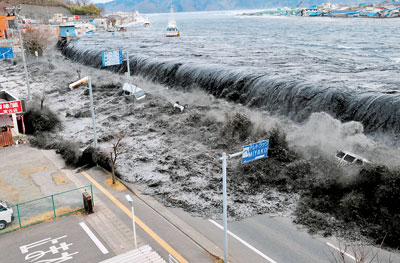 цунами 11 марта в Японии