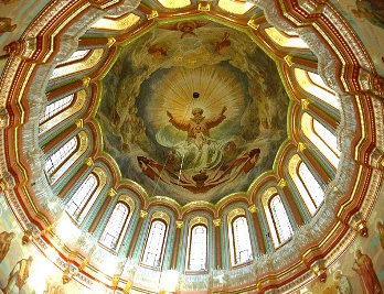 Главный купол Храма Христа Спасителя