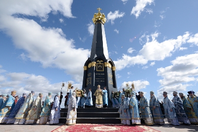 Молебен на батарее Раевского. 8 сентября 2012 г.