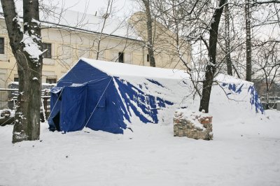 Открывается первый в российской столице пункт обогрева бездомных