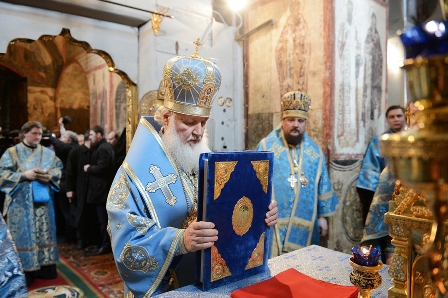 Святейший Патриарх Кирилл: Пример Девы Марии должен научить нас отношениям с Богом