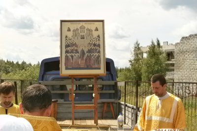 Проводы святынь из г. Покров. Фото Ольги Самойловой