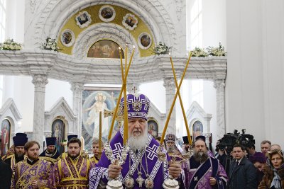 Троицкий храм в московских Филимонках освящен великим чином